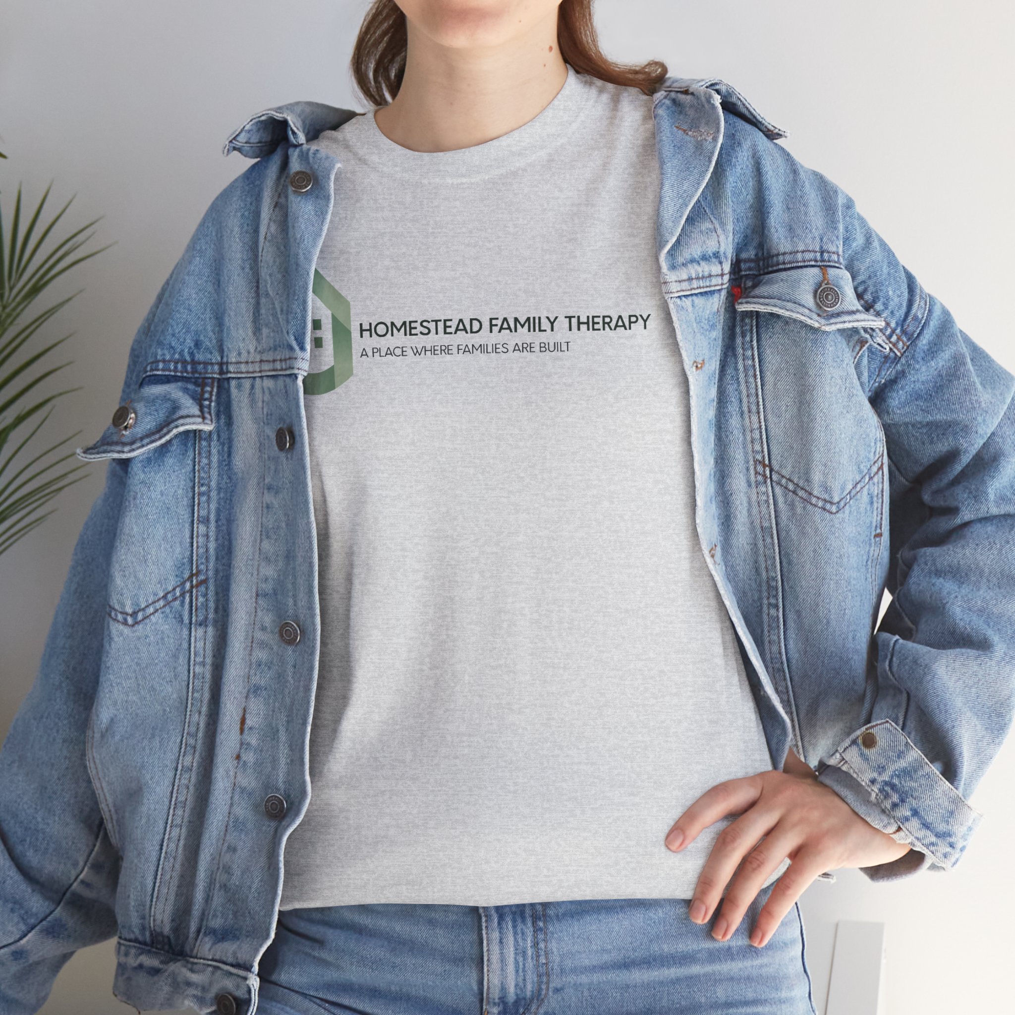 Homestead Family Therapy Logo T-Shirt - Image 19
