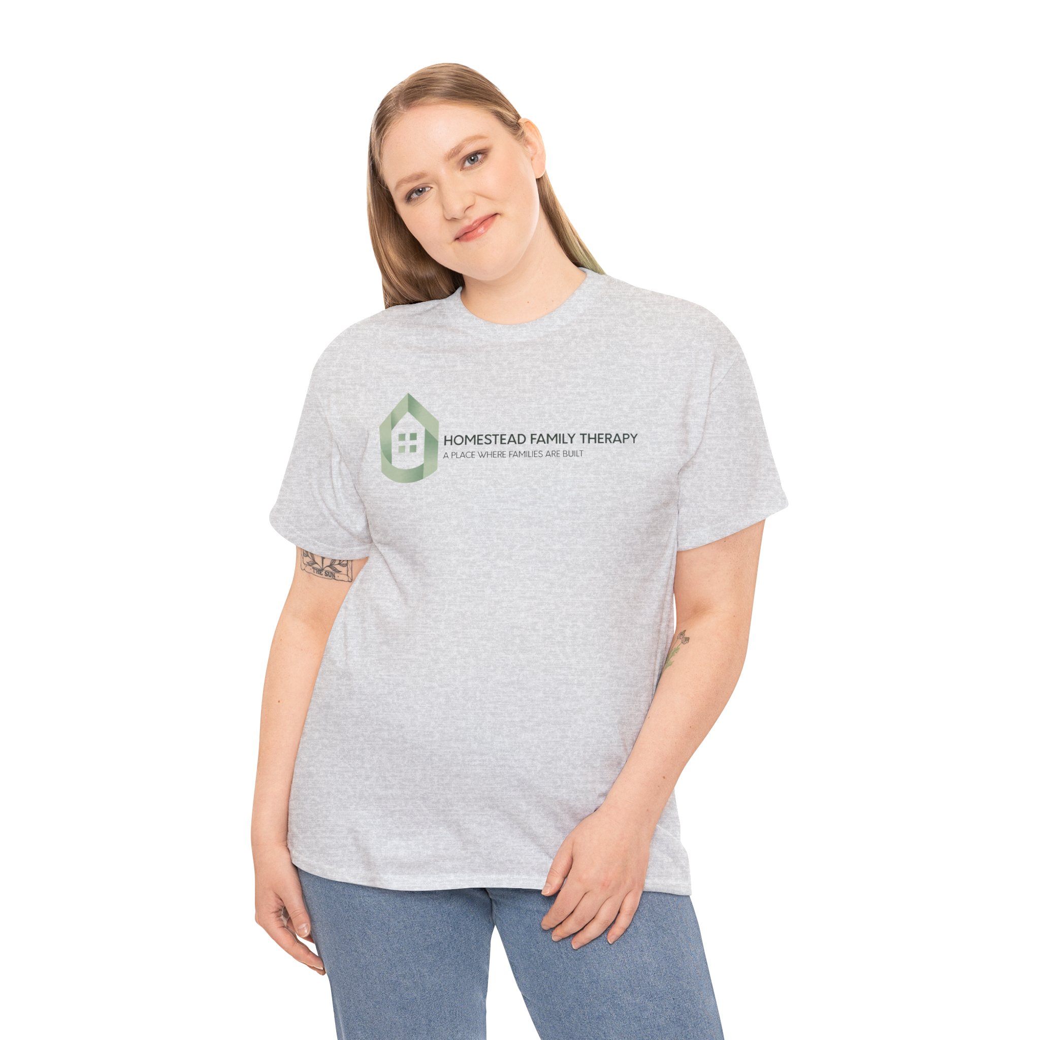 Homestead Family Therapy Logo T-Shirt - Image 17
