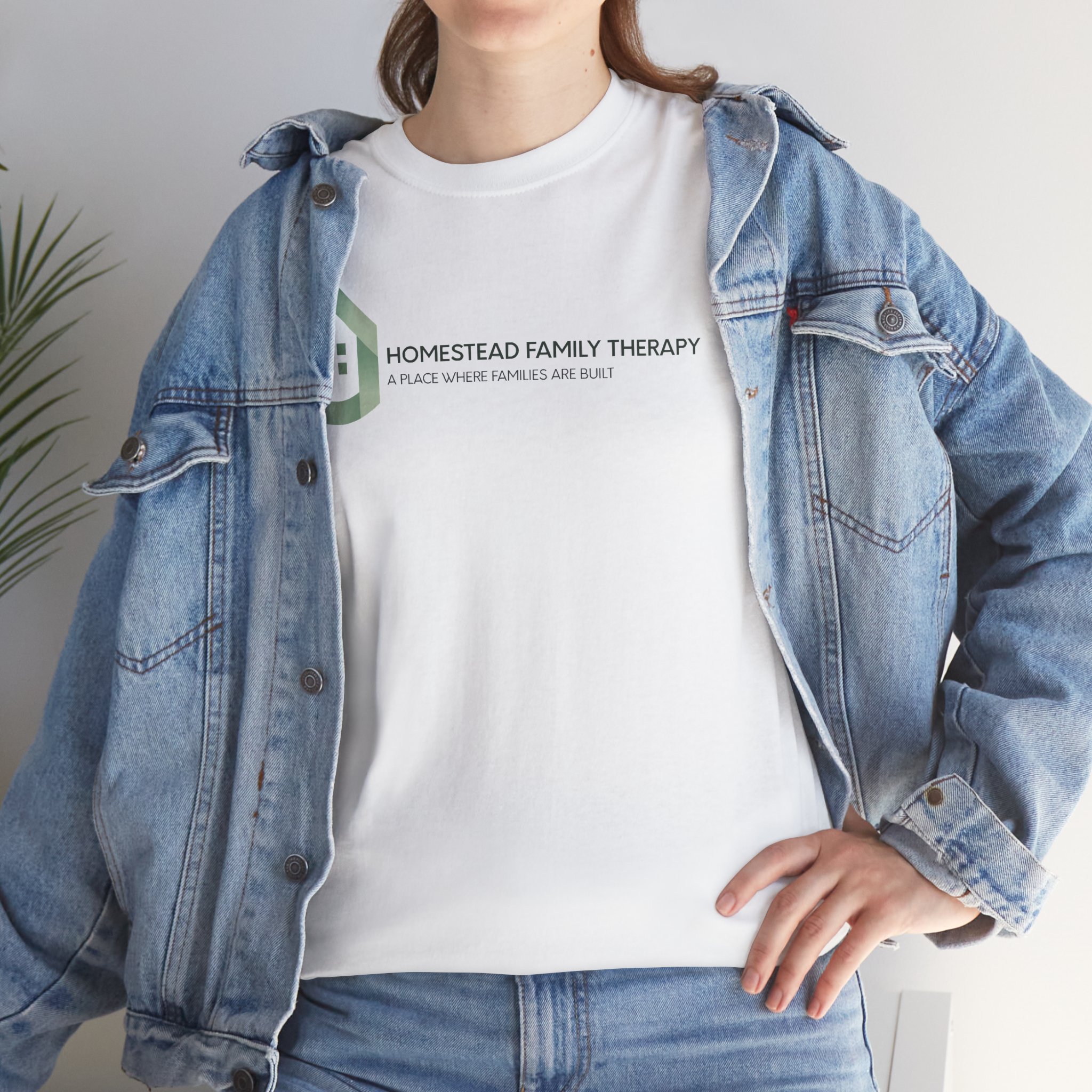 Homestead Family Therapy Logo T-Shirt - Image 10