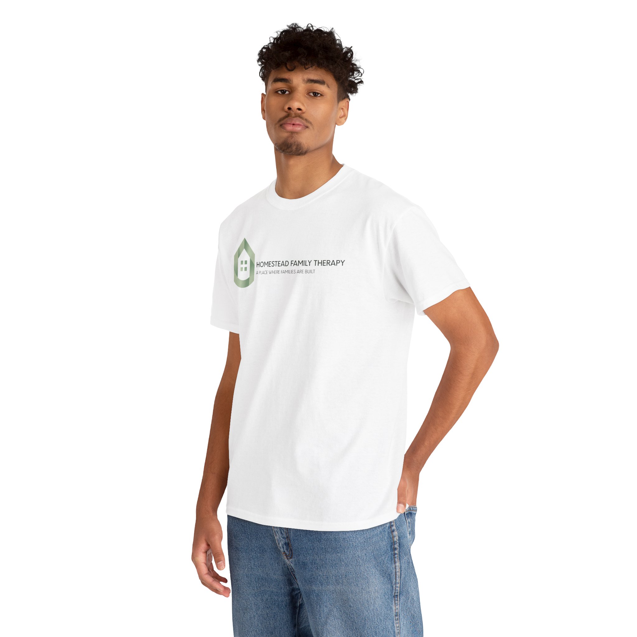 Homestead Family Therapy Logo T-Shirt - Image 9